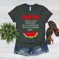 Math Watermelon Calculation Joke Teacher Student Women's Heather T-Shirt Heather Forest Math Watermelon Calculation Joke Teacher Student Women's Heather T-Shirt Heather Forest