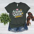 Mathematician And Mathematics Teacher Algebra Queen Women's Heather T-Shirt Heather Forest Mathematician And Mathematics Teacher Algebra Queen Women's Heather T-Shirt Heather Forest