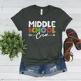 Middle School Crew Retro Teacher Student Vintage Women's Heather T-Shirt Heather Forest Middle School Crew Retro Teacher Student Vintage Women's Heather T-Shirt Heather Forest