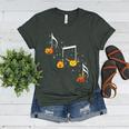 Music Note Pumpkin Fall Music Teacher Halloween Costume Women's Heather T-Shirt Heather Forest Music Note Pumpkin Fall Music Teacher Halloween Costume Women's Heather T-Shirt Heather Forest
