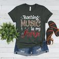 Music Teacher Teaching Music Is My Forte For Music Lovers Women's Heather T-Shirt Heather Forest Music Teacher Teaching Music Is My Forte For Music Lovers Women's Heather T-Shirt Heather Forest