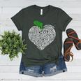 NC Red For Ed North Carolina Proud Teacher Apple T-Shirt Women's Heather T-Shirt Heather Forest NC Red For Ed North Carolina Proud Teacher Apple T-Shirt Women's Heather T-Shirt Heather Forest
