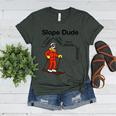 Nerdy Slope Dude Geometry Algebra Math Teacher Women's Heather T-Shirt Heather Forest
