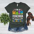 On The Nice List Christmas Math Teacher Women Men Women's Heather T-Shirt Heather Forest On The Nice List Christmas Math Teacher Women Men Women's Heather T-Shirt Heather Forest