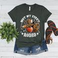 Not My First Rodeo Back To School Teacher Women's Heather T-Shirt Heather Forest