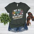 Not All Super Heroes Wear Capes Paraprofessional Teacher Women's Heather T-Shirt Heather Forest