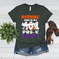 Nothing Scares Me I'm A Pre-K Teacher Halloween Ghosts Women's Heather T-Shirt Heather Forest Nothing Scares Me I'm A Pre-K Teacher Halloween Ghosts Women's Heather T-Shirt Heather Forest