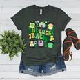 One Lucky Teacher St Patrick's Day Irish Teacher Lucky Era Women's Heather T-Shirt Heather Forest One Lucky Teacher St Patrick's Day Irish Teacher Lucky Era Women's Heather T-Shirt Heather Forest