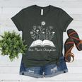 One-More Chapter Wildflower Reading Teacher Library Bookish Women's Heather T-Shirt Heather Forest