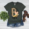 P Is For Pre K Teacher Leopard First Day Of School For Men Women Girls Kids Women's Heather T-Shirt Heather Forest