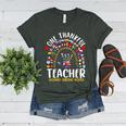 Hispanic Heritage Month One Thankful Teacher Rainbow Women's Heather T-Shirt Heather Forest Hispanic Heritage Month One Thankful Teacher Rainbow Women's Heather T-Shirt Heather Forest