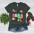 Para Paraprofessional Paraeducator Teacher Back To School Women's Heather T-Shirt Heather Forest