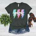 Para Squad Paraprofessional Teacher Lightning Bolt Women's Heather T-Shirt Heather Forest Para Squad Paraprofessional Teacher Lightning Bolt Women's Heather T-Shirt Heather Forest