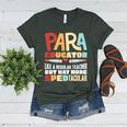 Paraeducator Paraprofessional SPED Teacher Women's Heather T-Shirt Heather Forest Paraeducator Paraprofessional SPED Teacher Women's Heather T-Shirt Heather Forest