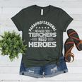 Paraprofessional Because Even Teachers Need Heroes Women's Heather T-Shirt Heather Forest Paraprofessional Because Even Teachers Need Heroes Women's Heather T-Shirt Heather Forest