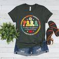 Paras Make It Possible Paraprofessional Teacher Assistant Women's Heather T-Shirt Heather Forest