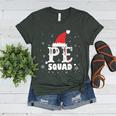 PE Squad Christmas PE Teacher Matching Xmas Women's Heather T-Shirt Heather Forest
