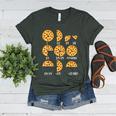 Pizza Slice Fraction Math Teacher Back To School Educational Women's Heather T-Shirt Heather Forest