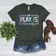 Play Is Learning Kindergarten Teacher Team Women Women's Heather T-Shirt Heather Forest Play Is Learning Kindergarten Teacher Team Women Women's Heather T-Shirt Heather Forest