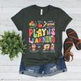 Play Is Learning Teacher First Day Of School Back To School Women's Heather T-Shirt Heather Forest Play Is Learning Teacher First Day Of School Back To School Women's Heather T-Shirt Heather Forest
