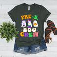Pre-K Boo Crew Cute Ghost Halloween Costume Teacher Student For Men Women Kids Women's Heather T-Shirt Heather Forest Pre-K Boo Crew Cute Ghost Halloween Costume Teacher Student For Men Women Kids Women's Heather T-Shirt Heather Forest