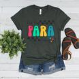 Pre-K Paraprofessional Teacher Back To School Vibes Women's Heather T-Shirt Heather Forest