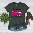 Pre-k Teacher In October We Wear Pink Breast Cancer Women's Heather T-Shirt Heather Forest
