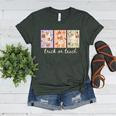 Preppy Goose Teacher Trick Or Teach Halloween Teacher Goose Women's Heather T-Shirt Heather Forest Preppy Goose Teacher Trick Or Teach Halloween Teacher Goose Women's Heather T-Shirt Heather Forest