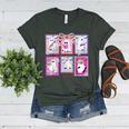 Preppy Spooky Teacher Halloween Ghost Coquette Bow Autumn Women's Heather T-Shirt Heather Forest Preppy Spooky Teacher Halloween Ghost Coquette Bow Autumn Women's Heather T-Shirt Heather Forest