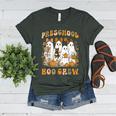 Preschool Boo Crew Halloween Teacher Ghost Costume Matching Women's Heather T-Shirt Heather Forest Preschool Boo Crew Halloween Teacher Ghost Costume Matching Women's Heather T-Shirt Heather Forest