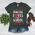 This Principal Loves Her School Teacher Appreciation Women's Heather T-Shirt Heather Forest