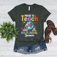 Proud To Teach Multilingual Learner ESL English Teacher Women's Heather T-Shirt Heather Forest Proud To Teach Multilingual Learner ESL English Teacher Women's Heather T-Shirt Heather Forest