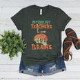 Psychology Teachers Love Brains Halloween For Psychologists Men Women Women's Heather T-Shirt Heather Forest Psychology Teachers Love Brains Halloween For Psychologists Men Women Women's Heather T-Shirt Heather Forest