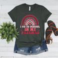 Rainbow Homeschool Mom Teacher I Go To School In My Pajamas Women's Heather T-Shirt Heather Forest Rainbow Homeschool Mom Teacher I Go To School In My Pajamas Women's Heather T-Shirt Heather Forest