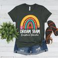 Rainbow Pencil Dream Exceptional Education Team SPED Teacher Women's Heather T-Shirt Heather Forest Rainbow Pencil Dream Exceptional Education Team SPED Teacher Women's Heather T-Shirt Heather Forest