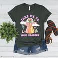 Take Me To Your Readers Alien Teacher Halloween Literacy Women's Heather T-Shirt Heather Forest Take Me To Your Readers Alien Teacher Halloween Literacy Women's Heather T-Shirt Heather Forest