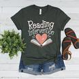 Reading Intervention Teacher Women's Heather T-Shirt Heather Forest Reading Intervention Teacher Women's Heather T-Shirt Heather Forest