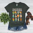 Reading Teacher How To Become a Better Reader Book Lover Fun Women's Heather T-Shirt Heather Forest Reading Teacher How To Become a Better Reader Book Lover Fun Women's Heather T-Shirt Heather Forest