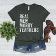 Real Men Marry Teachers Future Husband Wife Engagement Women's Heather T-Shirt Heather Forest Real Men Marry Teachers Future Husband Wife Engagement Women's Heather T-Shirt Heather Forest