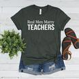 Real Men Marry Teachers Women's Heather T-Shirt Heather Forest Real Men Marry Teachers Women's Heather T-Shirt Heather Forest