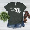 Red For Ed Maryland Teacher Public Education Women's Heather T-Shirt Heather Forest Red For Ed Maryland Teacher Public Education Women's Heather T-Shirt Heather Forest