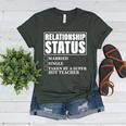 Relationship Status Taken By Super Hot Teacher Women's Heather T-Shirt Heather Forest Relationship Status Taken By Super Hot Teacher Women's Heather T-Shirt Heather Forest