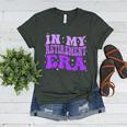 In My Retirement Era Groovy Retired Teacher 2025 Women Women's Heather T-Shirt Heather Forest