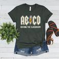 Retro Abcd Teacher Novelty Back To School Teacher Women's Heather T-Shirt Heather Forest Retro Abcd Teacher Novelty Back To School Teacher Women's Heather T-Shirt Heather Forest