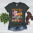 Retro Fall In Love With Learning Pumpkin Autumn Teacher Women's Heather T-Shirt Heather Forest Retro Fall In Love With Learning Pumpkin Autumn Teacher Women's Heather T-Shirt Heather Forest