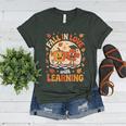 Retro Fall In Love With Learning Pumpkin Leaf Teacher Autumn Women's Heather T-Shirt Heather Forest Retro Fall In Love With Learning Pumpkin Leaf Teacher Autumn Women's Heather T-Shirt Heather Forest