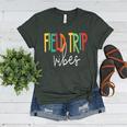 Retro Field Trip Vibes Vintage Field Trip Vibes Teacher Kids Women's Heather T-Shirt Heather Forest