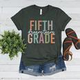 Retro Fifth Grade Dream Team Groovy Teacher Back To School Men Women Girls Kids Women's Heather T-Shirt Heather Forest Retro Fifth Grade Dream Team Groovy Teacher Back To School Men Women Girls Kids Women's Heather T-Shirt Heather Forest