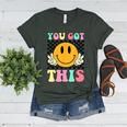 You Got This Retro Smile Motivational Testing Day Teacher Women's Heather T-Shirt Heather Forest You Got This Retro Smile Motivational Testing Day Teacher Women's Heather T-Shirt Heather Forest