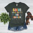 Retro Solve The Problem 67 Meme Joke Math Teacher Women's Heather T-Shirt Heather Forest Retro Solve The Problem 67 Meme Joke Math Teacher Women's Heather T-Shirt Heather Forest